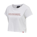 HUMMEL - LEGACY CROPPED T-SHIRT WHITE