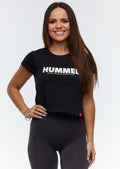 HUMMEL - LEGACY CROPPED T-SHIRT BLACK