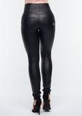 FREDDY WR.UP® HIGH WAIST - ECO LEATHER P SORT